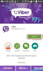 Встановлення додатку Viber