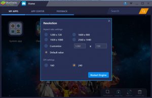 Налаштування емулятора Bluestacks