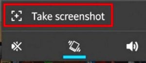 Take screenshot